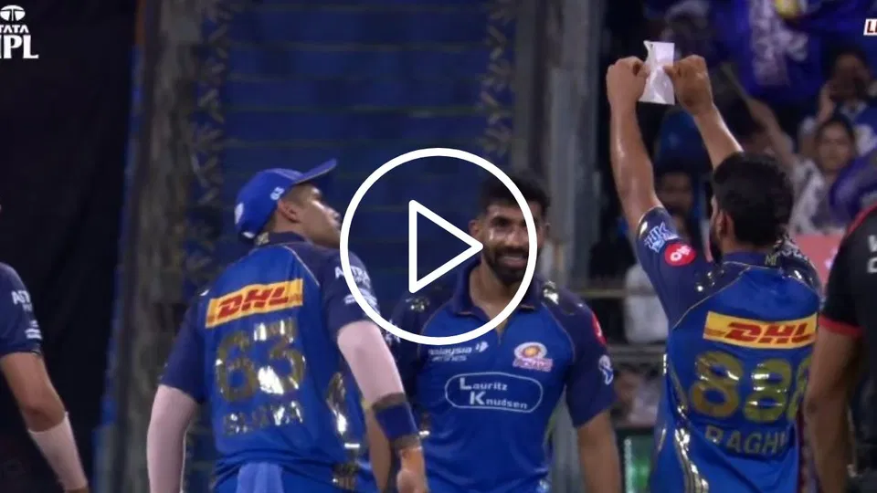Watch- MI Star Copies Abhishek Sharma's Iconic ‘Parchi’ Celebration To Mark Special IPL Feat